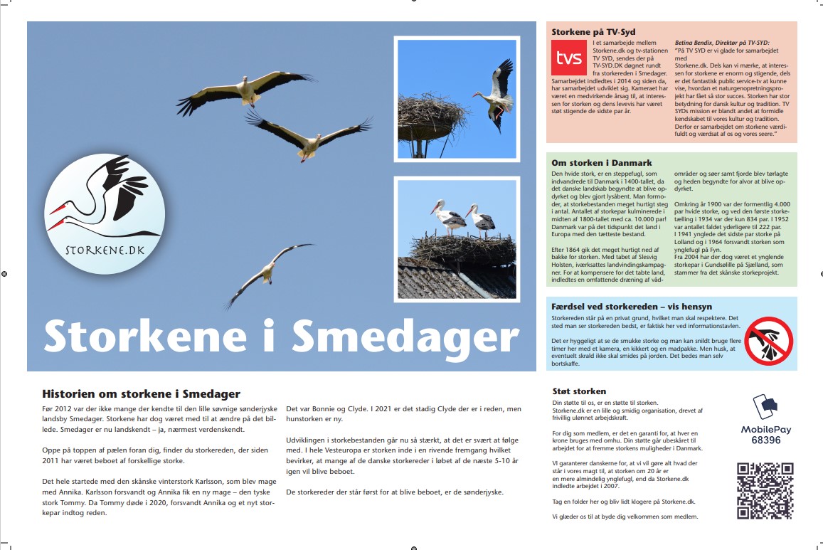 Informationstavle til Smedager